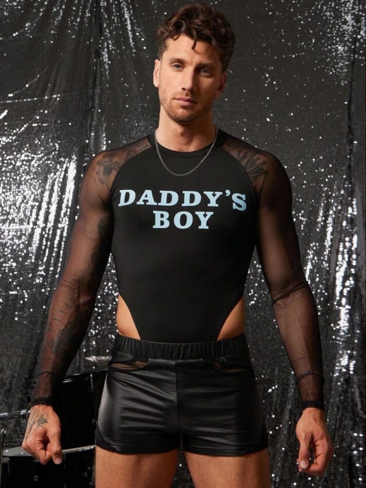 Daddy's Boy Mesh Bodysuit